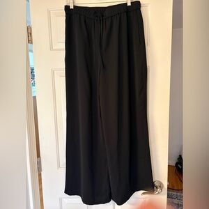 Calvin Klein Flowing Black Pull On Pants.  Sz M